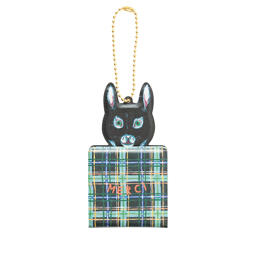 Nathalie Lete ナタリー レテ Key Chain mirror REGLISSE